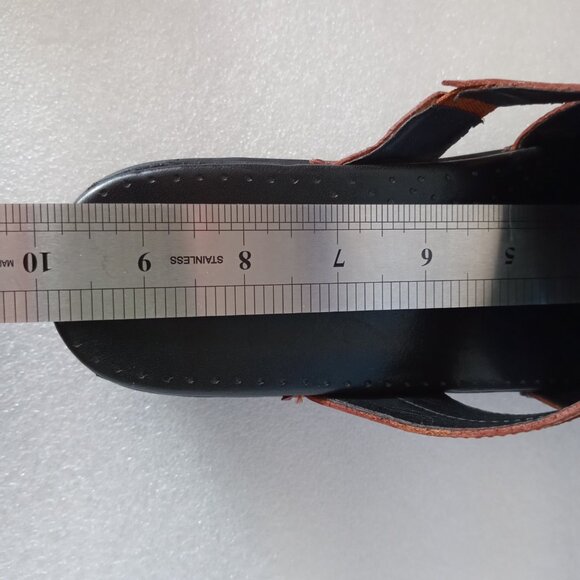 LL Bean Women's Brown Leather Clogs Classic Retro-inspired Chunky Size 8.5 - Picture 7 of 7